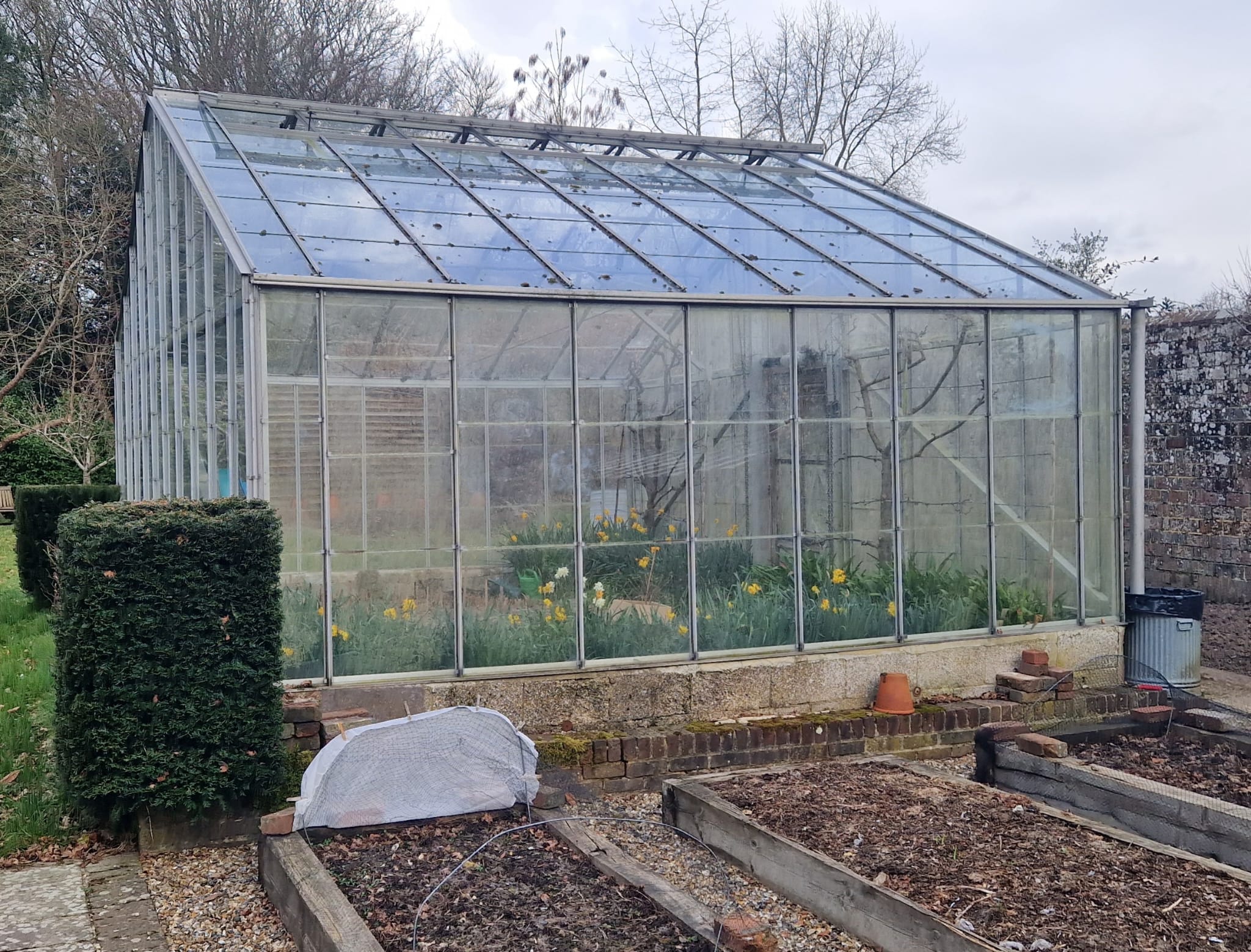 Conservatory before cleaning
