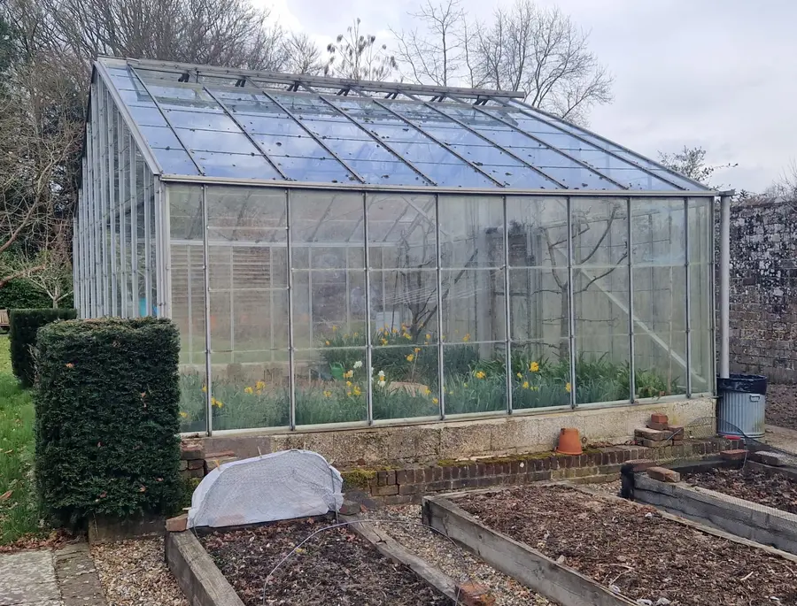 Conservatory before cleaning