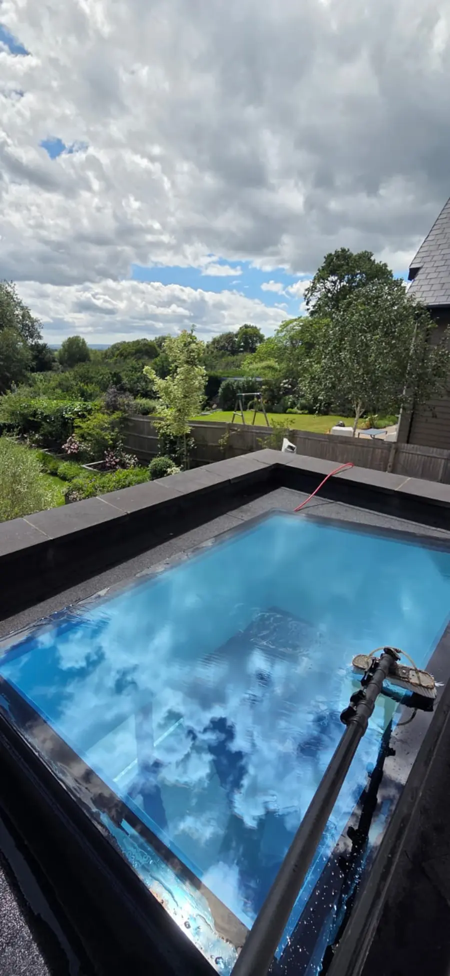 Skylight cleaning